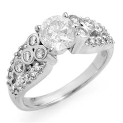 SOLITAIRE 1.75ctw ACA CERTIFIED DIAMOND BRIDAL RING