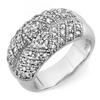 Image 1 : BRIDAL 0.75ctw ACA CERTIFIED DIAMOND BAND WHITE GOLD