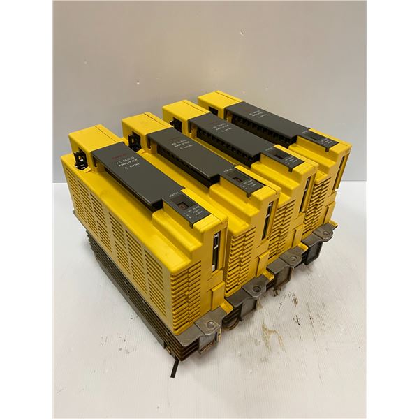 (4) FANUC AO6B-6066-H006 SERVO AMPLIFERS