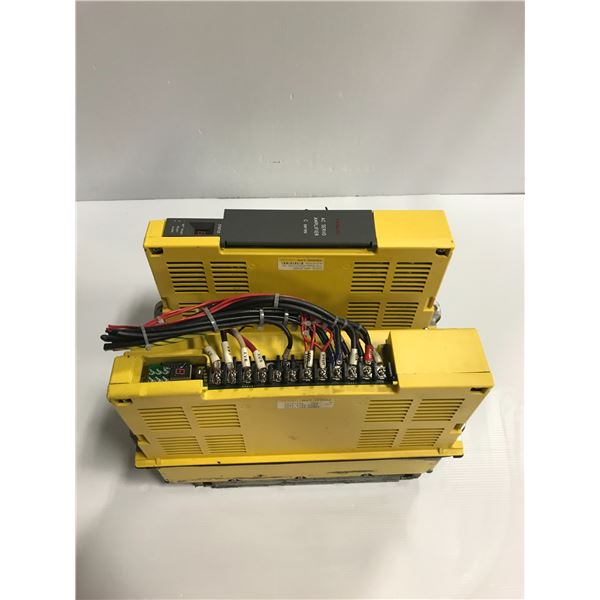 (2) FANUC A06B-6066-H006 SERVO AMPLIFIER