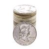 Image 1 : Roll of (20) Mixed Date Franklin Half Dollar Coins