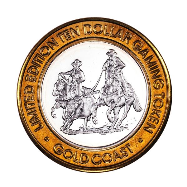 .999 Fine Silver Gold Coast Las Vegas $10 Casino Limited Edition Gaming Token