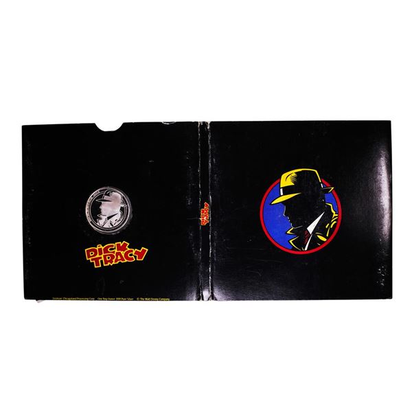 Dick Tracy One Troy Ounce Silver Round