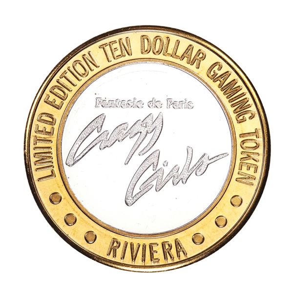 .999 Silver Riviera Hotel & Casino Las Vegas $10 Casino Limited Edition Gaming Token