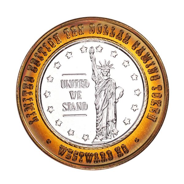.999 Silver Westward Ho Casino Las Vegas $10 Casino Limited Edition Gaming Token