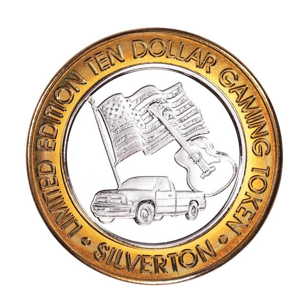 .999 Fine Silver Silverton Casino Las Vegas, Nevada $10 Limited Edition Gaming Token