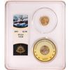 Image 1 : S.S. Central Shipwreck 1851 $2 1/2 Quarter Eagle Gold Coin w/ Pinches Gold PCGS VF30