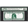 Image 1 : 1929 10 Unit American Bank Note Co. "Test Note" PMG Choice Uncirculated 63EPQ