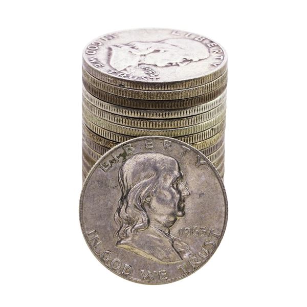 Roll of (20) Mixed Date Franklin Half Dollar Coins