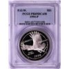 Image 1 : 1994-P $1 Proof P.O.W. Commemorative Silver Dollar Coin PCGS PR69DCAM