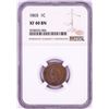 Image 1 : 1865 Indian Head Cent Coin NGC XF40BN