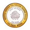 Image 1 : .999 Silver Hilton Las Vegas, Nevada $10 Casino Limited Edition Gaming Token