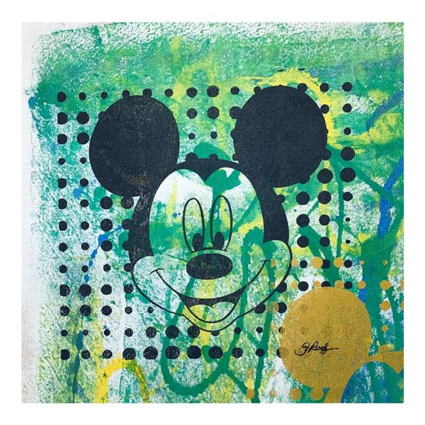 Rodgers "Mickey Mouse" Original Mixed Media on Canvas