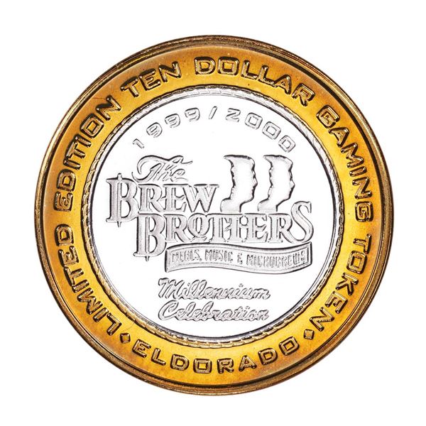 .999 Fine Silver Eldorado Reno, Nevada $10 Limited Edition Gaming Token