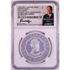 Image 1 : 1792-2017 Half Disme 1 oz. Silver Medal NGC PF70 W/Edmund C. Moy Signature