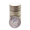 Image 2 : Lot of (25) $1 Peace Silver Dollar Coins