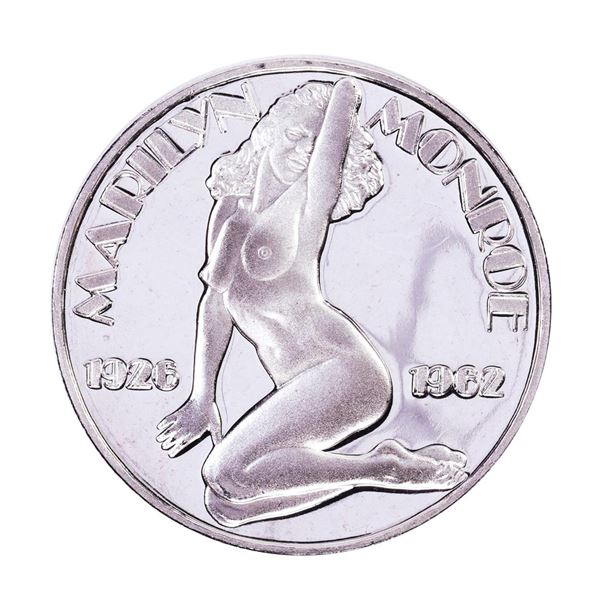 1926-1962 Marilyn Monroe Proof 1oz .999 Fine Silver Round