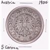 Image 1 : 1900 Austria 5 Corona Silver Coin