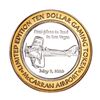 Image 1 : .999 Silver McCarran International Airport Las Vegas, NV $10 Limited Casino Token