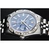 Image 2 : Rolex Stainless Steel Blue Index Diamond Oyster Perpetual Datejust Wristwatch