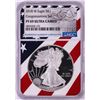 Image 1 : 2018-W $1 Proof American Silver Eagle Coin NGC PF69 Ultra Cameo Congratulations Flag