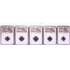 Image 1 : Lot of (5) Ancient Roman Empire Coins NGC Certified