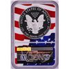Image 2 : 2019-W $1 Proof American Silver Eagle Coin NGC PF70 Ultra Cameo Congratulations Flag