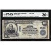 Image 1 : 1902 $10 The First NB of Santa Ana, CA National Note CH# 3520 PMG Very Fine 20 Net