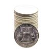 Image 2 : Roll of (20) Brilliant Uncirculated 1963 Franklin Half Dollar Coins