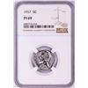 Image 1 : 1957 Proof Jefferson Nickel Coin NGC PF69
