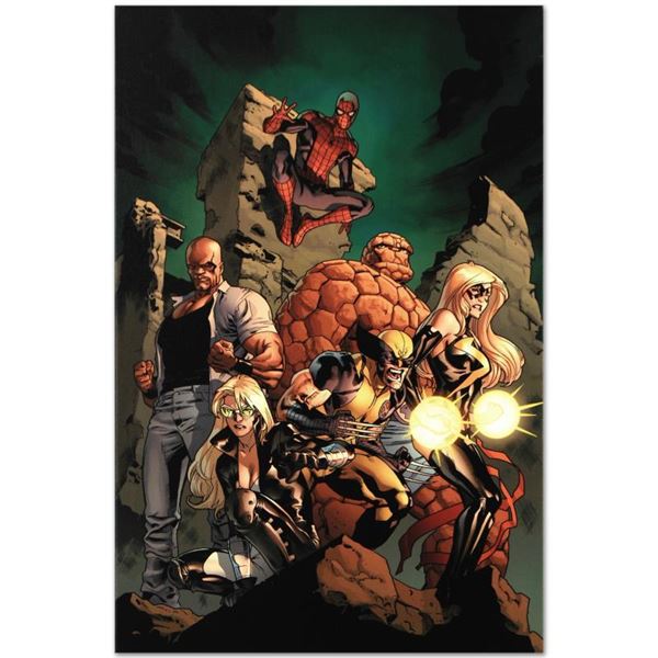 Marvel Comics  New Avengers #7  Limited Edition Giclee on Canvas