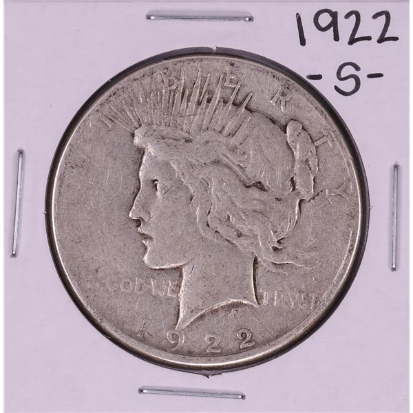 1922-S $1 Peace Silver Dollar Coin