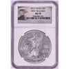 Image 1 : 2012 $1 American Silver Eagle Coin NGC MS70 First Releases