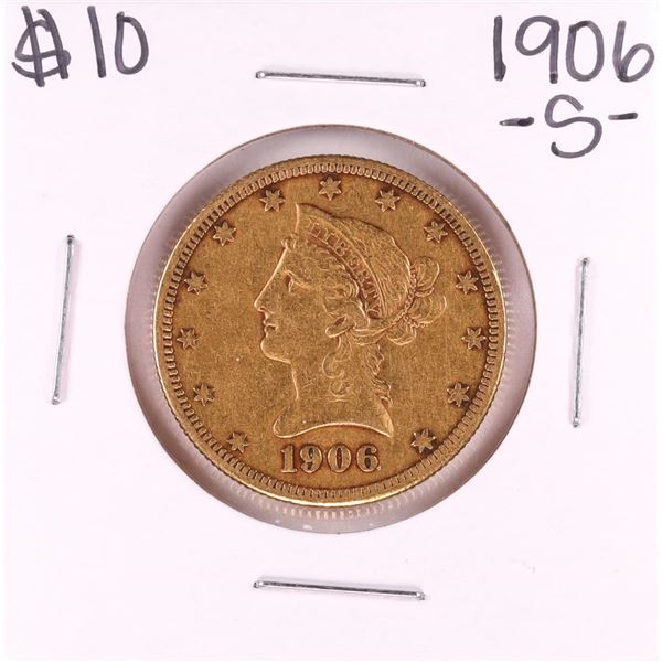 1906-S $10 Liberty Head Eagle Gold Coin