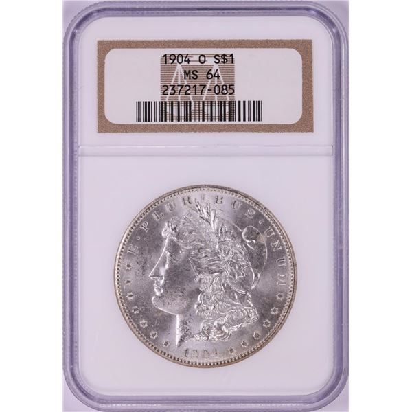 1904-O $1 Morgan Silver Dollar Coin NGC MS64