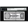 Image 2 : 1929 10 Unit American Bank Note Co. "Test Note" PMG Choice Uncirculated 63EPQ