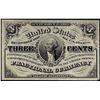 Image 1 : March 3, 1863 Third Issue Three Cents Fractional Currency Note