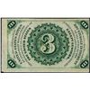 Image 2 : March 3, 1863 Third Issue Three Cents Fractional Currency Note
