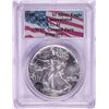 Image 1 : WTC Ground Zero 1991 $1 American Silver Eagle Coin PCGS Gem Uncirculated