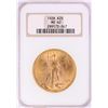 Image 1 : 1928 $20 St. Gaudens Double Eagle Gold Coin NGC MS62-Chipped Slab