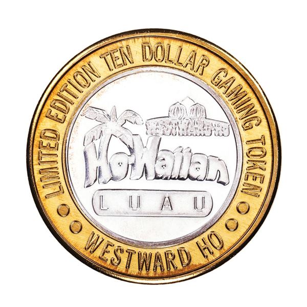 .999 Silver Westward Ho Casino Las Vegas $10 Casino Limited Edition Gaming Token