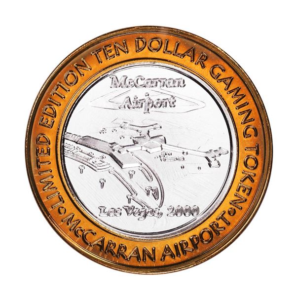 .999 Silver McCarran International Airport Las Vegas, NV $10 Limited Gaming Token