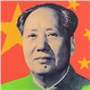 Image 2 : Steve Kaufman (1960-2010) "Chairman Mao" Original Serigraph on Canvas