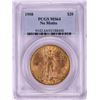 1908 No Motto $20 St. Gaudens Double Eagle Gold Coin PCGS MS64