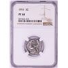 1951 Proof Jefferson Nickel Coin NGC PF68