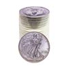 Image 1 : Roll of (20) Brilliant Uncirculated 1996 $1 American Silver Eagle Coins