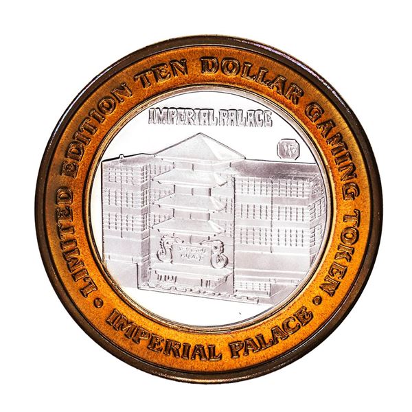 .999 Silver Imperial Palace Hotel & Casino Las Vegas $10 Limited Edition Gaming Token