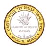 Image 2 : .999 Silver Rancho Mesquite Casino Nevada $10 Casino Limited Edition Gaming Token