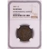 Image 1 : 1819 Coronet Head Large Cent Coin NGC VG Details