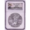 Image 1 : 2012 $1 American Silver Eagle Coin NGC MS70 First Releases